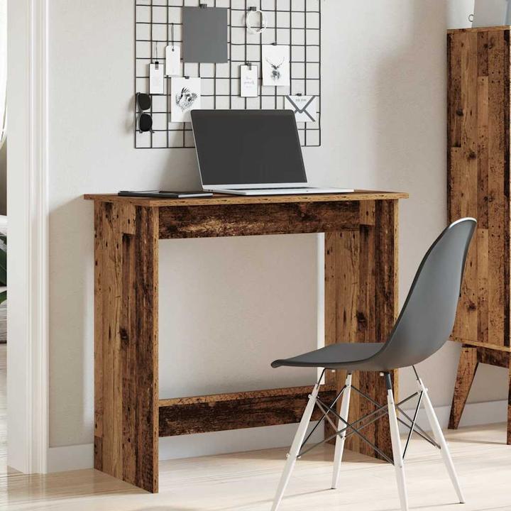 Produktbild VidaXL Schreibtisch Altholz-Optik 84x40x75 cm Holzwerkstoff Bürotisch Tisch (80 x 40 x 75 cm)