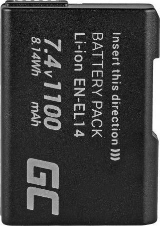 Immagine prodotto GreenCell Batteri per EN-EL14 Nikon D3200, 7.4V 1100mAh (Batteria della fotocamera)