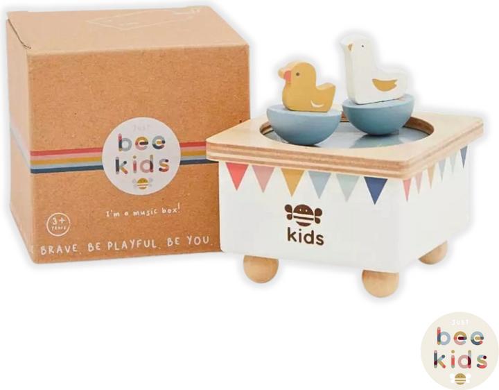 Actual product image Just Bee Kids Wooden Music Box