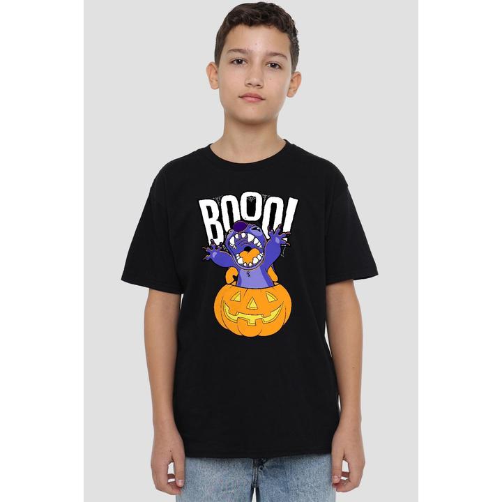 Immagine prodotto Lilo & Stitch Laughing Pumpkin Maglietta Bambini (128)