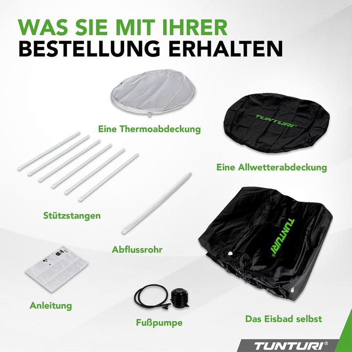 Actual product image Tunturi IB30 Ice Bath (330 l, 75.66 cm, 75 cm)