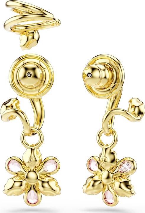 Actual product image Swarovski Idyllia Ohrringe Set Verschiedene Schliffe Blume Mehrfarbig Goldlegierungsschicht