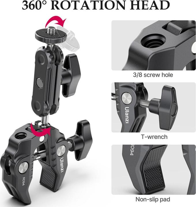 Actual product image Ulanzi Multi-functional Super Clamp (Stand clamp)