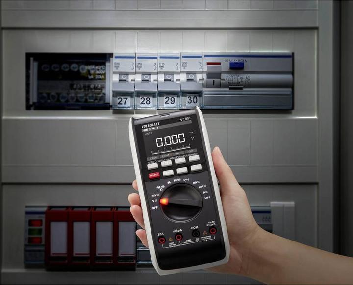 Produktbild Voltcraft VC851 Digital Multimeter (CAT III 1000V, CAT IV 600V)