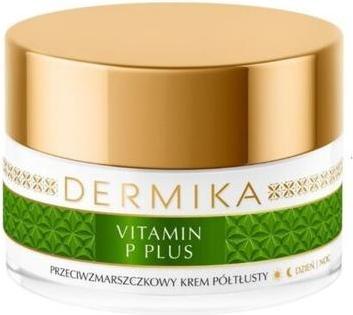 Actual product image Dermika Vitamin P Plus Hypoallergenic Semi-Fat Day And Night Cream 50Ml (50 ml)