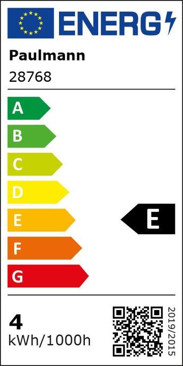 Energie-Label Paulmann Globe Inner Shape (E27, 4 W, 450 lm, 1 x, E)