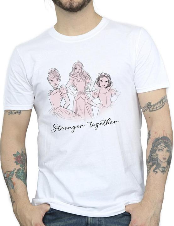 Immagine prodotto Disney Princesses Stronger Together Maglietta Uomo (4XL)