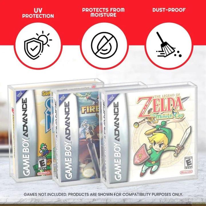 Produktbild Evoretro Acrylgehäuse 2er-Pack für Gameboy/Gameboy Advance Spiele (DSi XL)