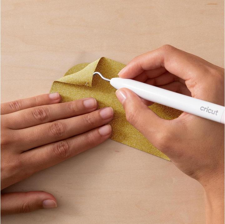 Actual product image Cricut Joy Xtra Smart iron-on film 24.1 x 48.3 cm, gold glitter (80 g/m², 1 x)