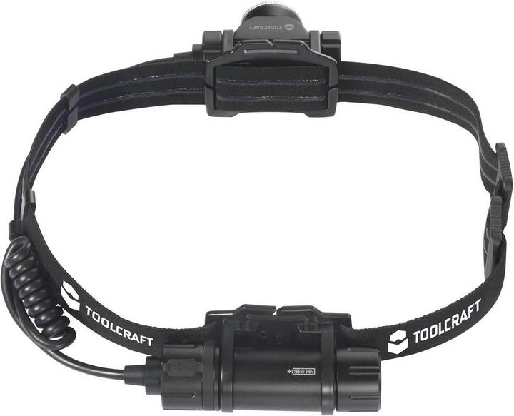 Actual product image Toolcraft TO-7838472 SMD LED Headlamp battery-powered 1000 lm 5.5 h TO-78384 (1000 lm)