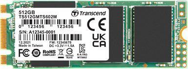 Actual product image Transcend SSD 64GB M.2 MTS602M (M.2 2260) MLC, SATA3 (64 GB, M.2 2260)