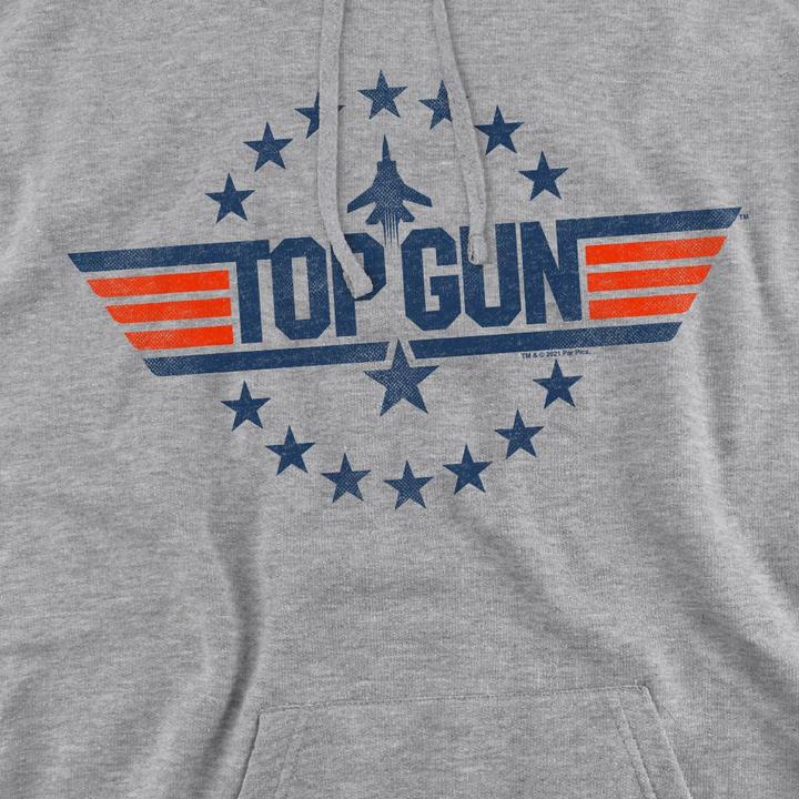 Immagine prodotto Top Gun Felpa con Cappuccio Logo Stella Uomo (L)