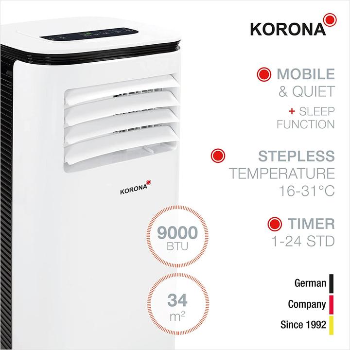 Produktbild Korona Iceberg 9.0 Eco (34 m², 9000 BTU/h)