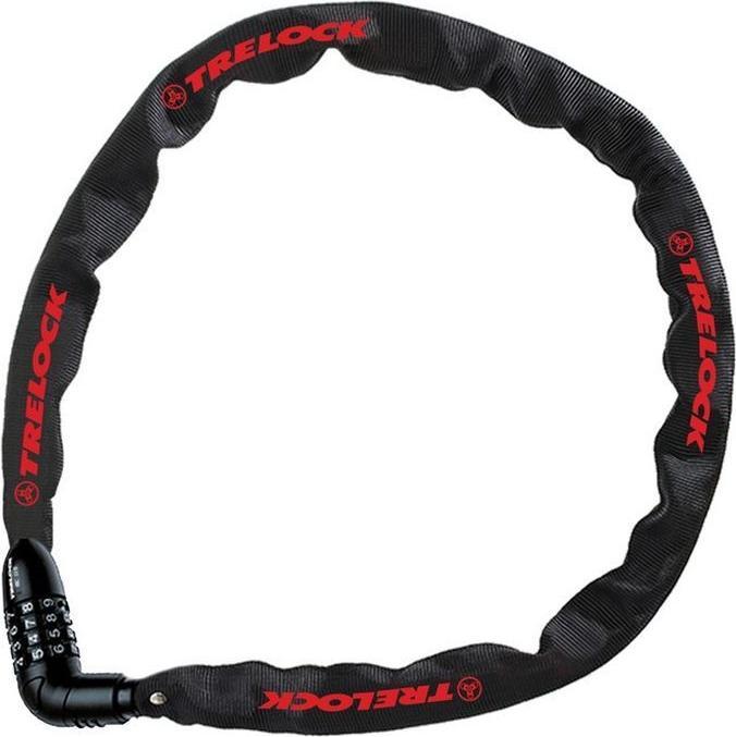 Trelock Kettenschloss BC 115 CODE schwarz (60 cm)