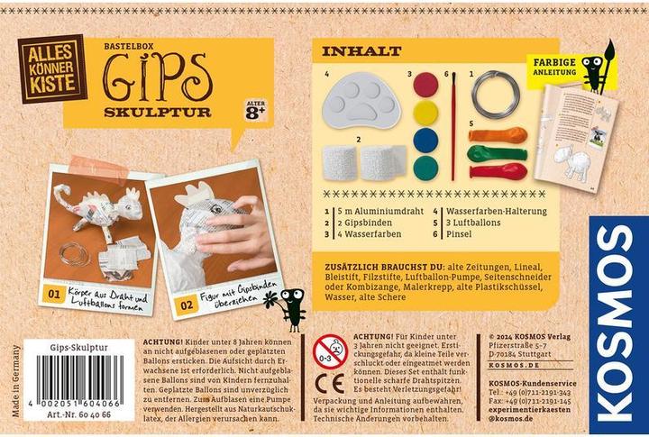 Produktbild Kosmos Gips Skulpturen
