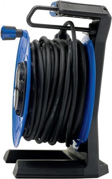 Produktbild Hedi Kabeltrommel 40 m H07RN-F 3 x 1,5 mm² 250 mm 3 Schutzkontaktsteckdosen Vollkunststoff IP44 (40 m, 4.50 mm²)