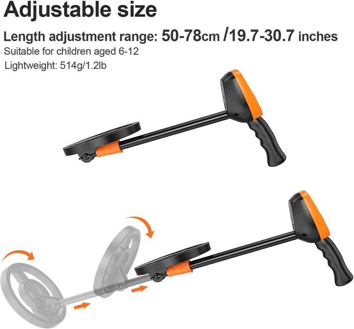 Actual product image Metal Detector Orange (MD1012)