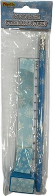 Produktbild Playwrite SchreibwarenSet Schneeflocke (Blau, 1 x)