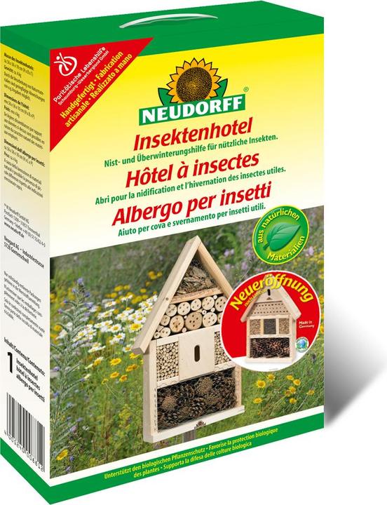 Produktbild Neudorff Insektenhotel (Wildbienen, Florfliegen, Marienkäfer, Grabwespen)