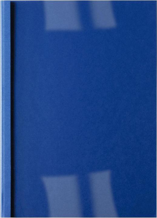 Actual product image GBC LeatherGrain thermal binder A4 100 pcs - 3 mm, blue