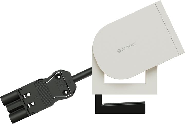 Produktbild IB Connect SUPRA Steckdoseneinheit weiss 2x Typ 13 1x USB-A/C 1x Leermodul (4 x, USB-A, USB-C, Typ 13, 0.30 m)