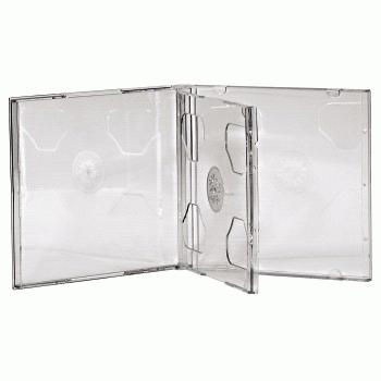 Produktbild Hama CD-Double-Box 5er-Pack Transparent Jewel-Case