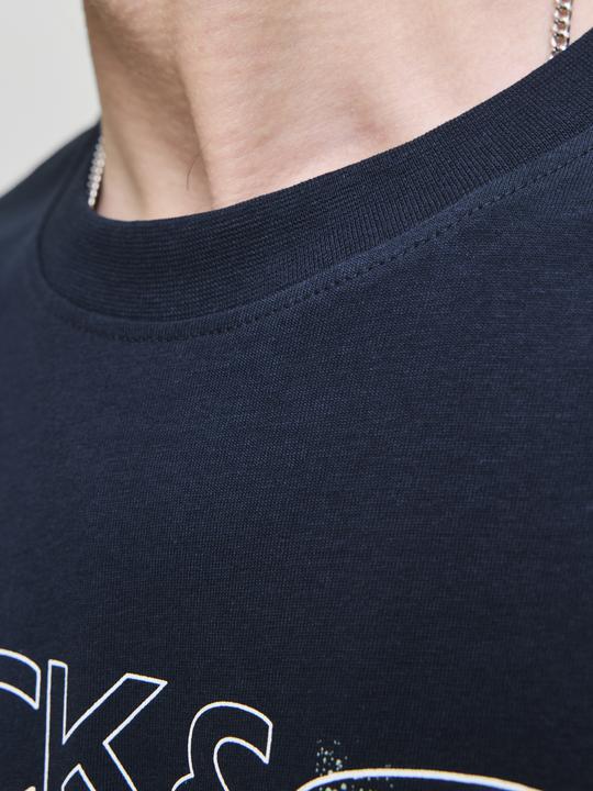 Image du produit Jack & Jones Gedruckt Rundhalsausschnitt T-shirt T-shirt (XXL)