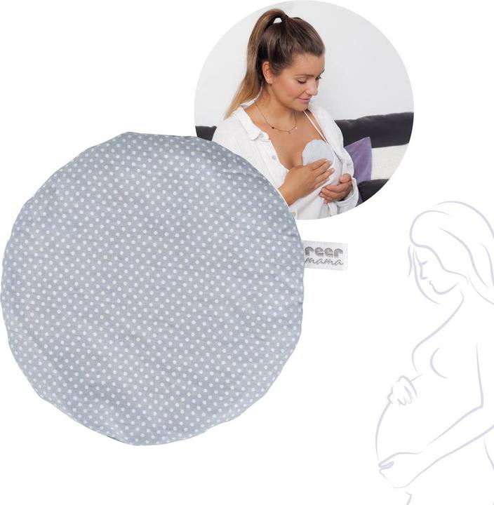 Produktbild Reer 2in1 Stillhilfe Traubenkernkissen (15 x 15 cm)