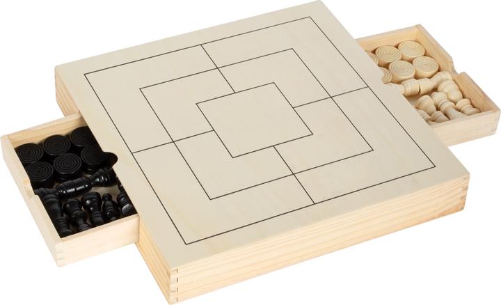 Produktbild small foot Schach, Dame, Mühle