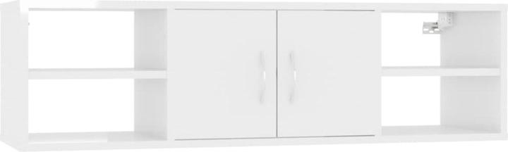 Produktbild VidaXL Wandregal Schwarze Eiche 140x41x75 cm Holzwerkstoff (102 x 30 x 29 cm)