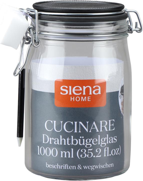 Produktbild Siena Home Drahtbügelglas Cucinare (1 Stk., 1 l)