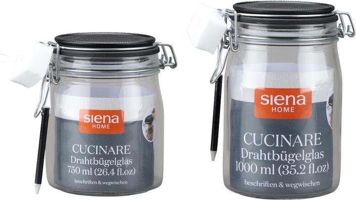 Produktbild Siena Home Drahtbügelglas Cucinare (1 Stk., 1 l)