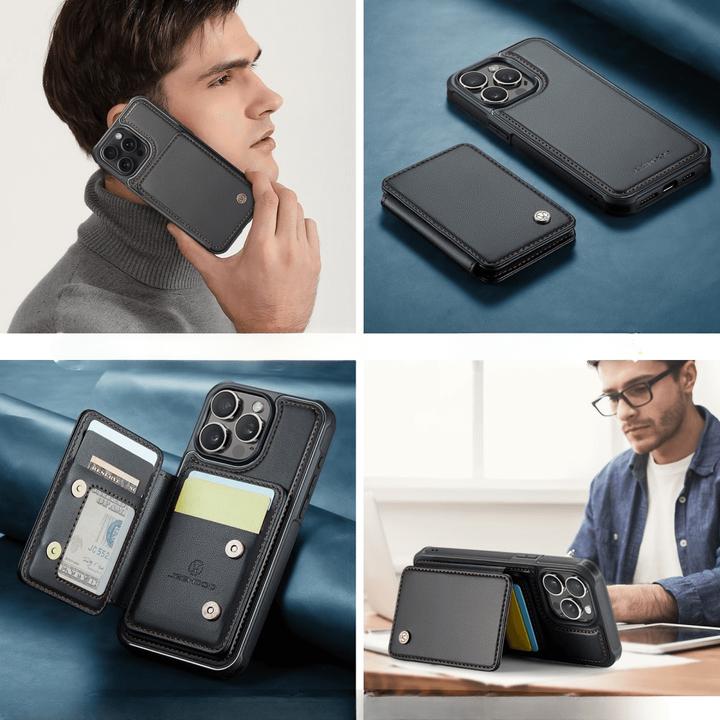 Immagine prodotto Cover-Discount iPhone 16 Pro - Cover posteriore 2-in-1 con supporto per carta di credito (Apple iPhone 16 Pro)
