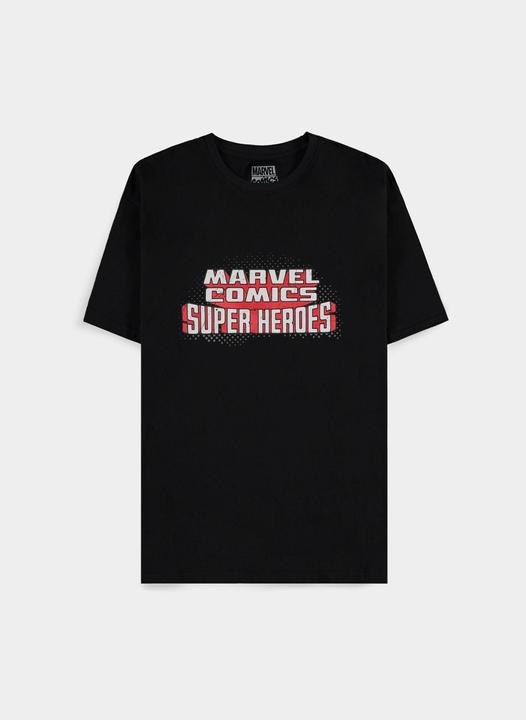 Immagine prodotto Difuzed Marvel Comics - Maglietta a maniche corte da uomo con logo retrò - XL (XL)