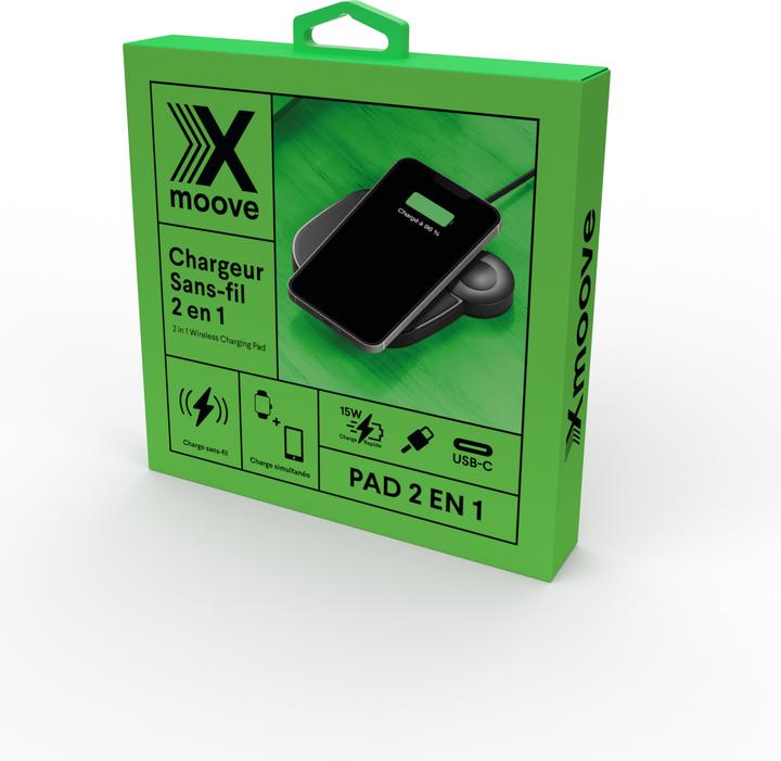 Actual product image Livoo 2 in 1 wireless charger (15 W)