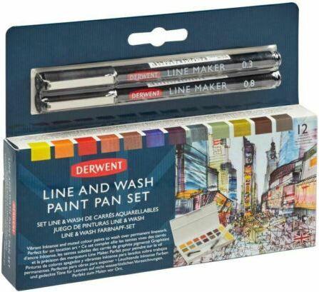 Produktbild Derwent Line & wash paint pan set