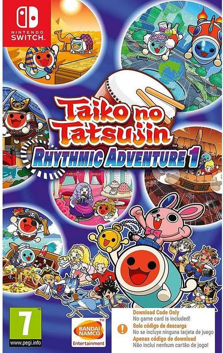 Produktbild Bandai Namco Taiko No Tatsujin: Rhythmic Adventure 1 (Code In A Box) (Switch) (Switch Lite, Switch OLED, Switch)