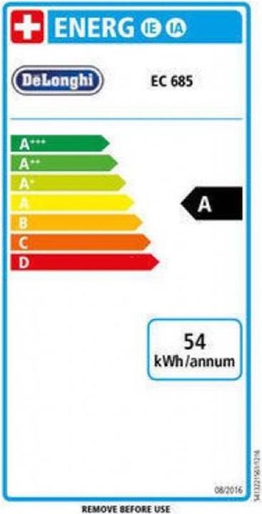 Energielabel De'Longhi Dedica