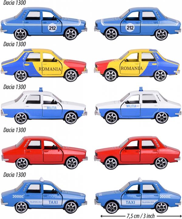 Image du produit Majorette Dacia 1300 5 Pieces Giftpack