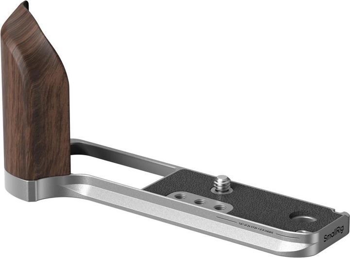 SmallRig L-Winkel mit Holzgriff für FUJIFILM GFX100RF Silber (Grip)