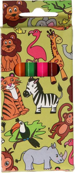LG-Imports Buntstifte Wilde Tiere, 6St. (Mehrfarbig, 6 x)