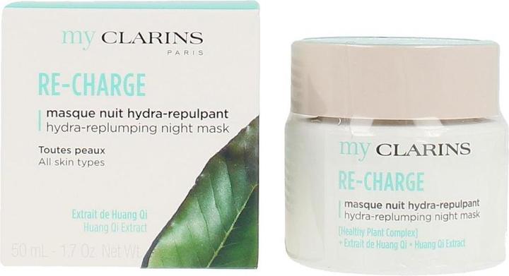 Actual product image Clarins Re-Charge Hydra-Replumping Night Mask (50 ml)