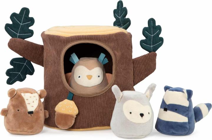 Actual product image Sebra Activity toy hide and seek, tree stump