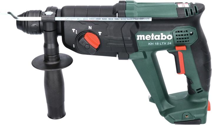 Image du produit Metabo KH 18 LTX 24 Marteau combiné sans fil 18 V 2,1 J SDS plus + 1x batterie 8,0 Ah + chargeur + metaBOX (Fonctionnement sur batterie)