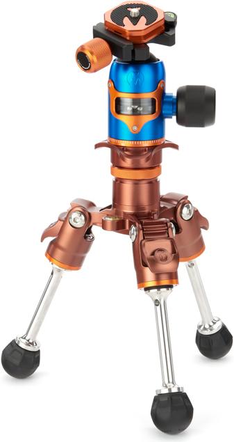Actual product image 3 Legged Thing Legends Bucky Bronze Allround Tripod with Ball Head AirHed VU (Carbon)
