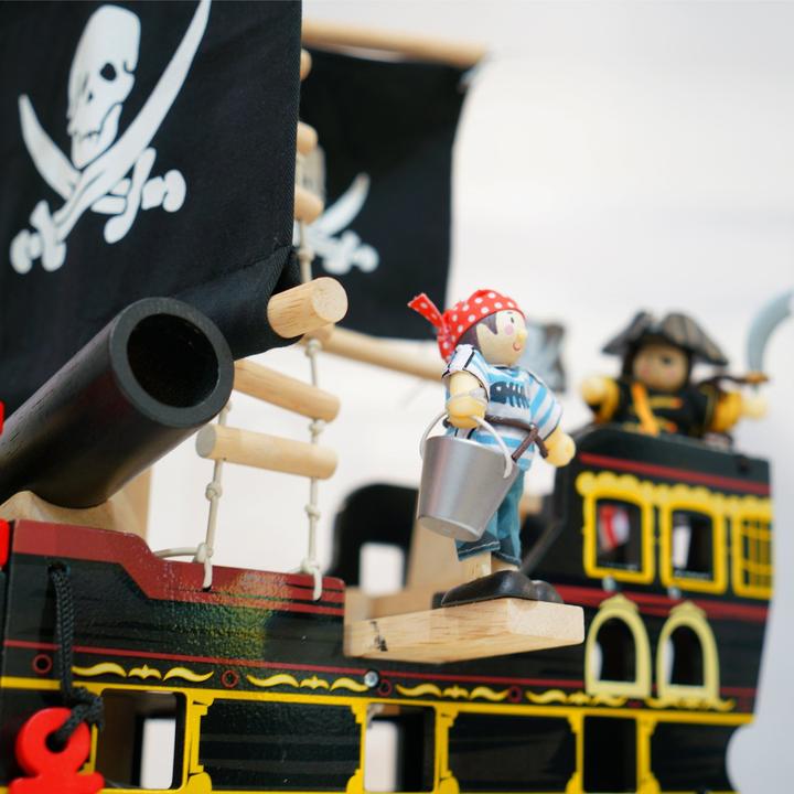 Actual product image Le Toy Van Barbarossa pirate ship
