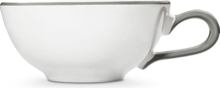 Produktbild Gmundner Keramik Grauer Rand, Teetasse Cup 0,17 Liter (170 ml)