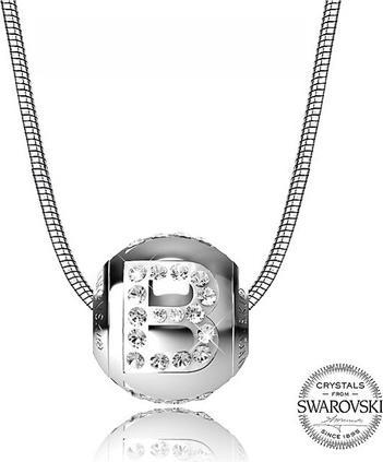 Levien Steel necklace letter B CLET-B (L)