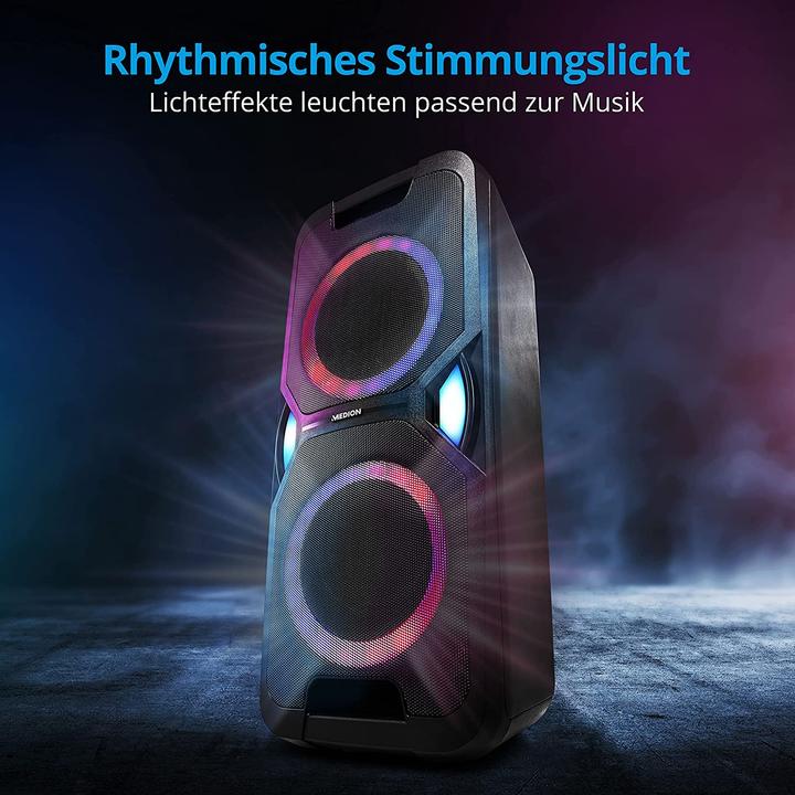 Produktbild Medion P67038 Party-Soundsystem (15 h, Batteriebetrieb)