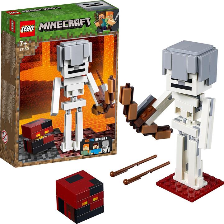 Actual product image LEGO Skeleton with magma cube (21150, LEGO Minecraft)
